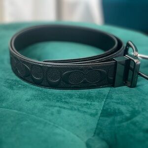 SOLD - COACH Men’s Black Belt